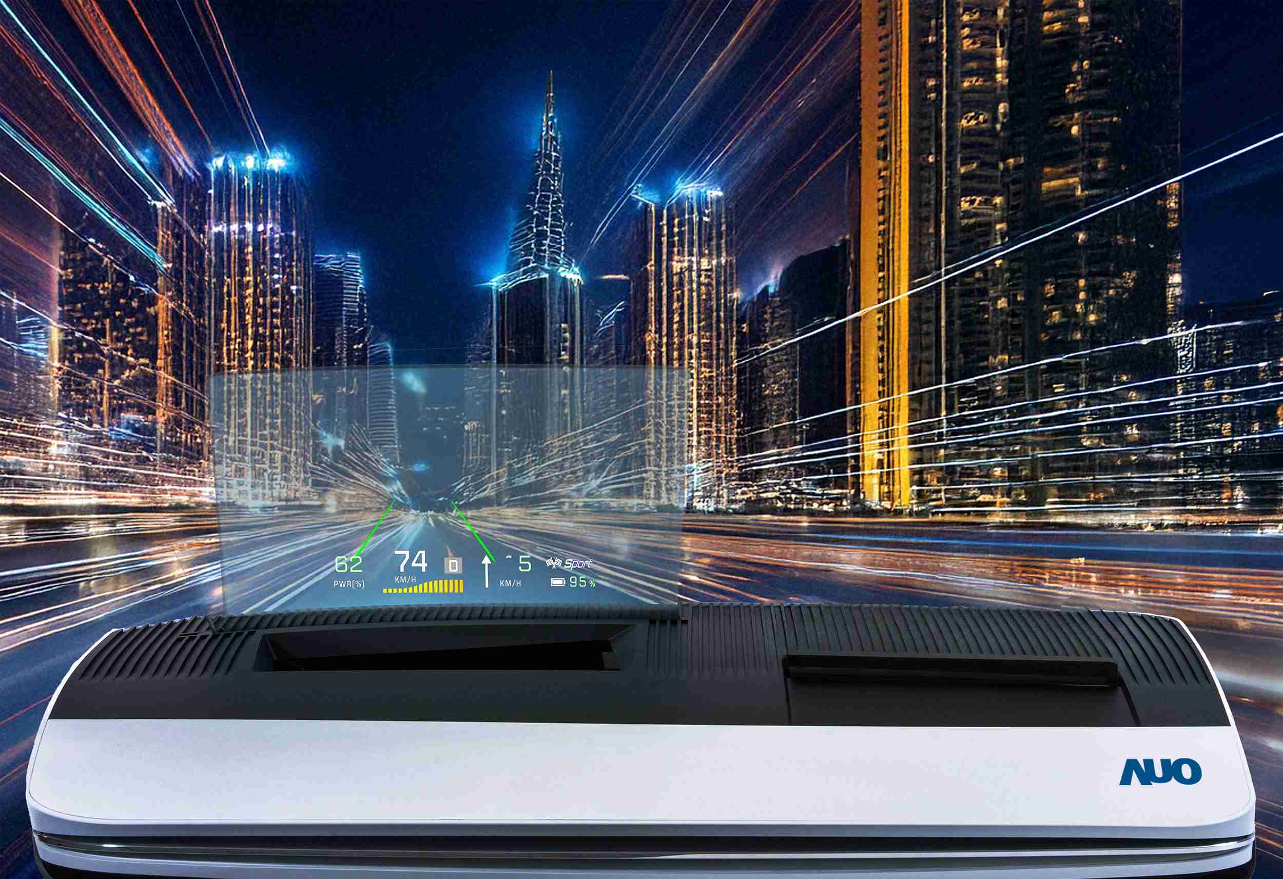 尊时凯龙推出13吋Micro LED抬头显示器，，，，提供高入眼亮度、、高色彩饱和度的显示质量，，，，在阳光下或黑暗中都清晰可见，，，，并利用Micro LED模块体积小的优势，，解决车用空间有限的痛点